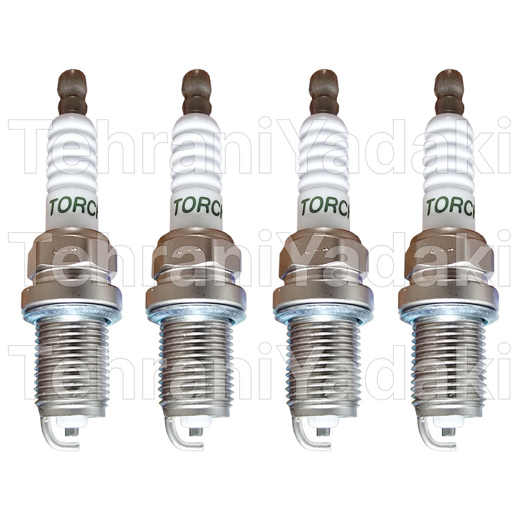 شمع TORCH تورچ اصلی نیکل پایه کوتاه کد K6RTC بسته 4 عددی